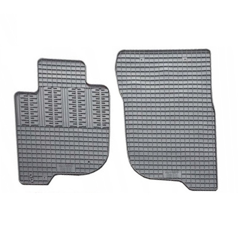 RUBBER MATTEN PASSEND VOOR FIAT FULLBACK SINGLE CAB 2016- & MITSUBISHI L200 (TRITON) SINGLE CAB 2015- (2-DELIG + MONTAGESYSTEEM)
