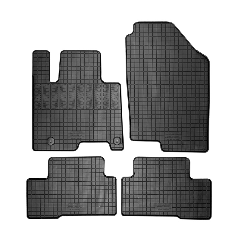 RUBBER MATTEN PASSEND VOOR HYUNDAI TUCSON (NX4E) FULL HYBRID 2020- (4-DELIG + MONTAGESYSTEEM)
