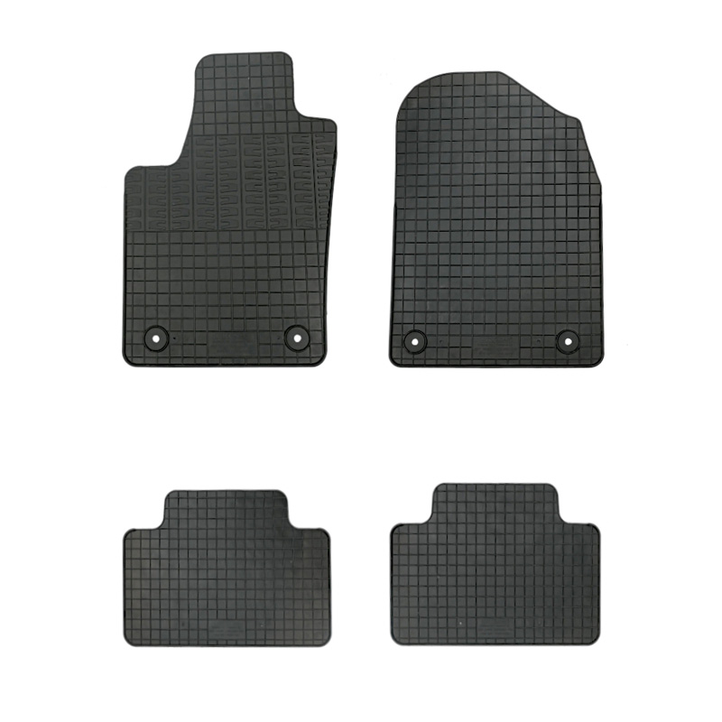 RUBBER MATTEN PASSEND VOOR JEEP GRAND CHEROKEE (WK2) 2010-2017 (4-DELIG + MONTAGESYSTEEM)