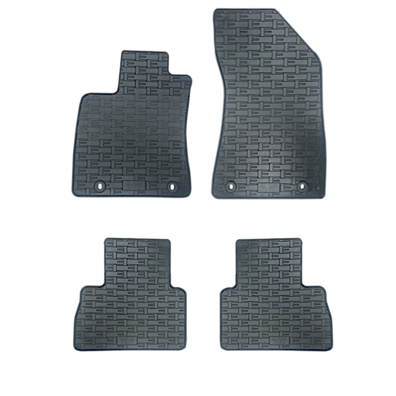 RUBBER MATTEN PASSEND VOOR MG ZS (EV) 2019- (4-DELIG + MONTAGESYSTEEM)