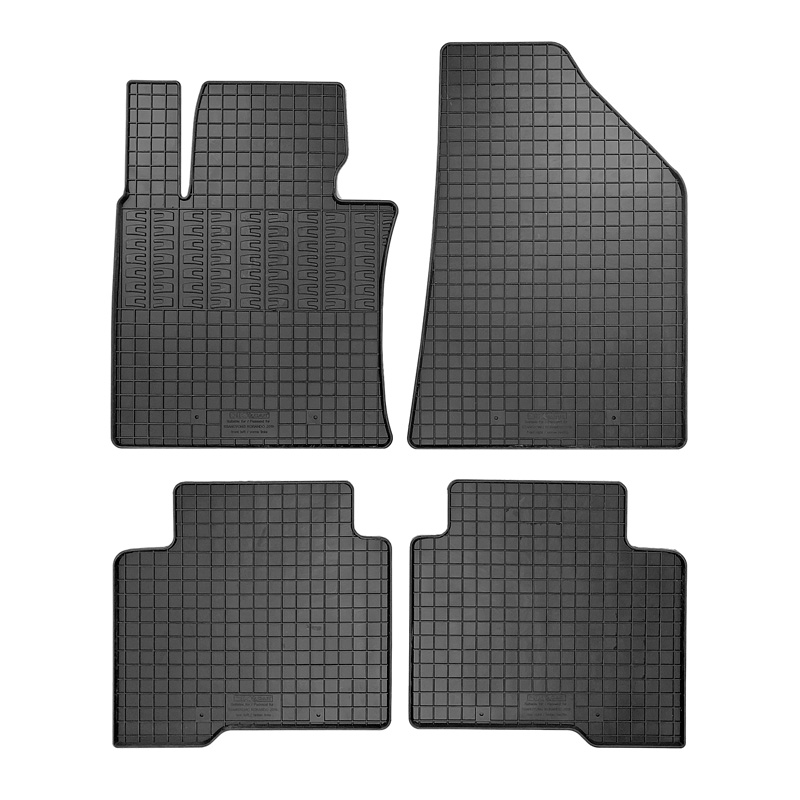 RUBBER MATTEN PASSEND VOOR SSANGYONG KORANDO (C300) 2019- (4-DELIG + MONTAGESYSTEEM)