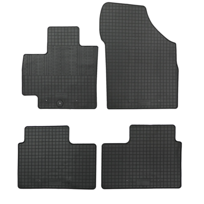 RUBBER MATTEN PASSEND VOOR SUZUKI IGNIS (MF) 2016- (4-DELIG + MONTAGESYSTEEM)