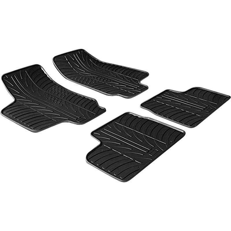 RUBBERMATTEN PASSEND VOOR OPEL ASTRA G 1998-2004 (T PROFIEL 4-DELIG)