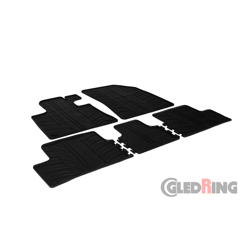 RUBBERMATTEN PASSEND VOOR CITROEN C4 PICASSO 2013- & C4 SPACETOURER 2018- (T PROFIEL 5-DELIG)