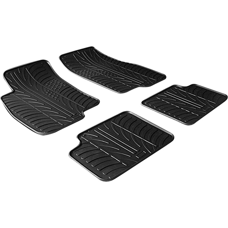 RUBBERMATTEN PASSEND VOOR FIAT GRANDE PUNTO 2005- (T PROFIEL 4-DELIG)