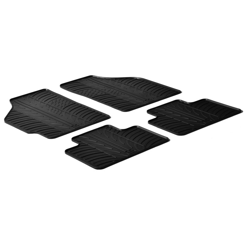 RUBBERMATTEN PASSEND VOOR FIAT PUNTO II 1999- & 2003- (T PROFIEL 4-DELIG)