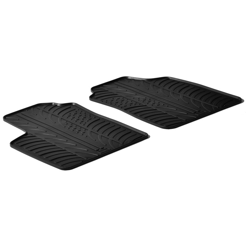 RUBBERMATTEN PASSEND VOOR FIAT PANDA VAN 2003- 2011(T PROFIEL 2-DELIG)