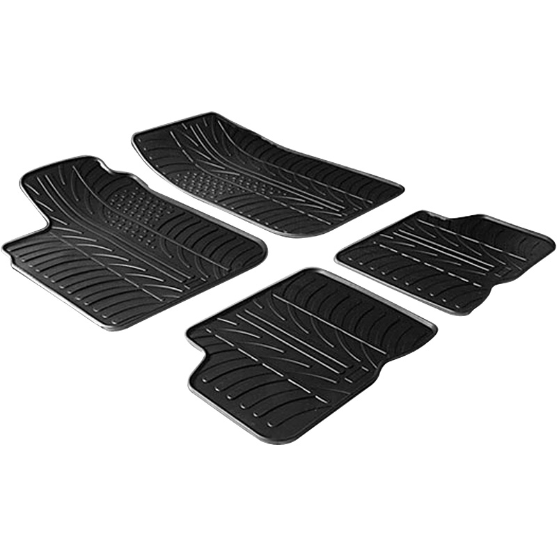 RUBBERMATTEN PASSEND VOOR DACIA LOGAN 2005-2013 (T PROFIEL 4-DELIG)