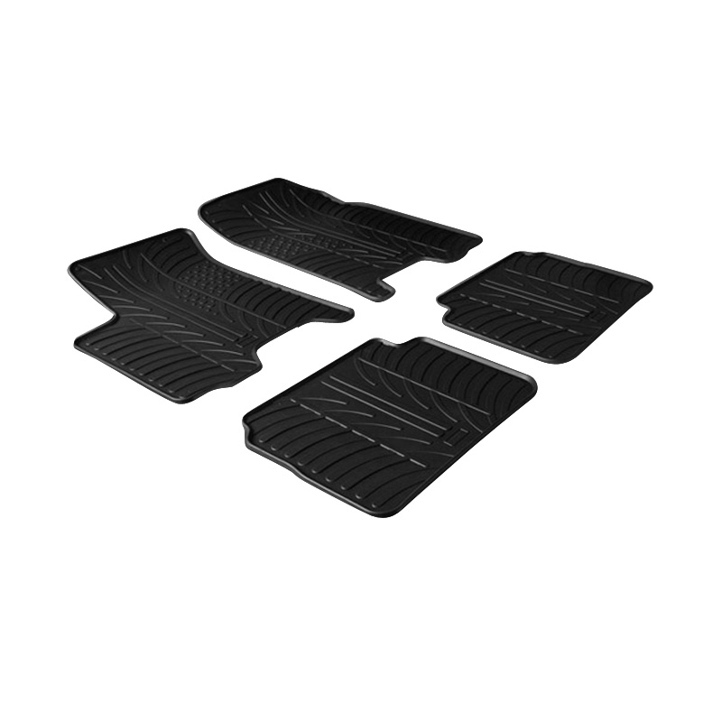 RUBBERMATTEN PASSEND VOOR CHEVROLET AVEO 2006-2011 (T PROFIEL 4-DELIG)