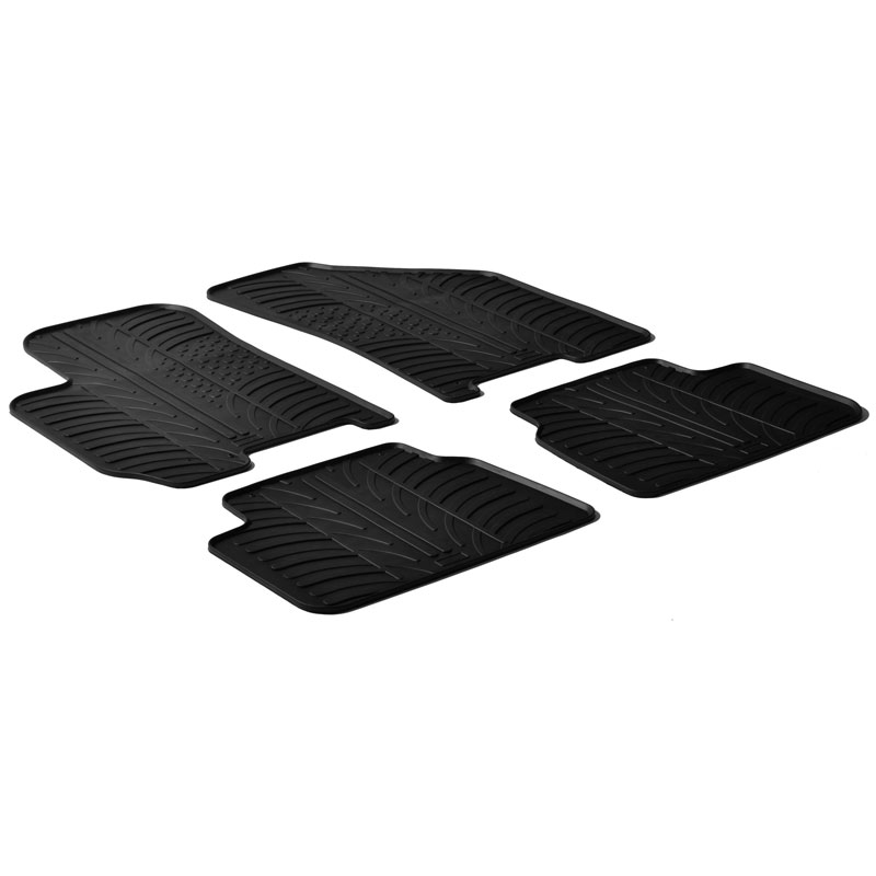 RUBBERMATTEN PASSEND VOOR CHEVROLET LACETTI 2004- (T PROFIEL 4-DELIG)