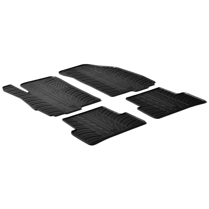 RUBBERMATTEN PASSEND VOOR CHEVROLET AVEO 2011- (T PROFIEL 4-DELIG)