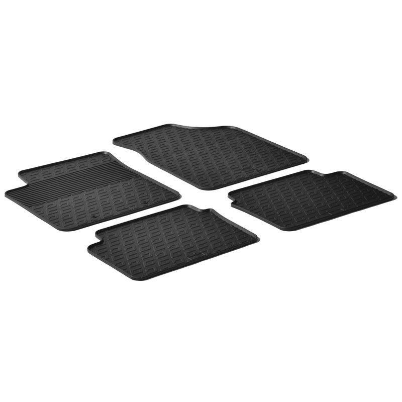 RUBBERMATTEN PASSEND VOOR HYUNDAI I10 2008-2013 (T PROFIEL 4-DELIG)