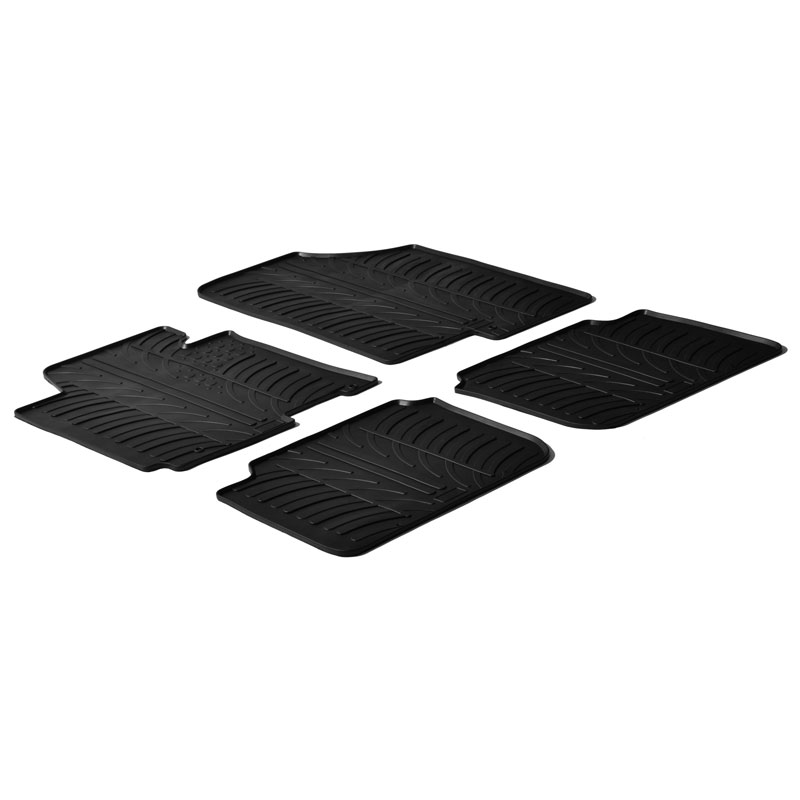 RUBBERMATTEN PASSEND VOOR HYUNDAI ELANTRA SEDAN 2011- (T PROFIEL 4-DELIG)