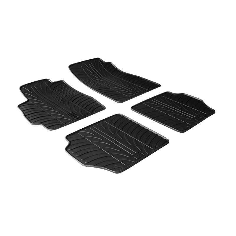 RUBBERMATTEN PASSEND VOOR MAZDA 2 2007-2014 (T PROFIEL 4-DELIG)