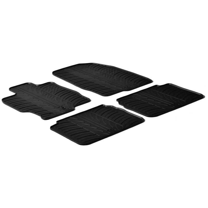 RUBBERMATTEN PASSEND VOOR MAZDA 6 2007- (T PROFIEL 4-DELIG)