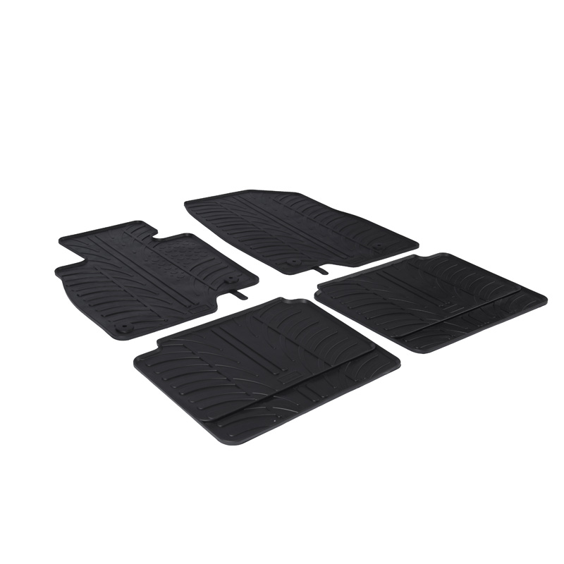 RUBBERMATTEN PASSEND VOOR MAZDA 6 2012- (T PROFIL 4- DELIG + MONTAGECLIPS)