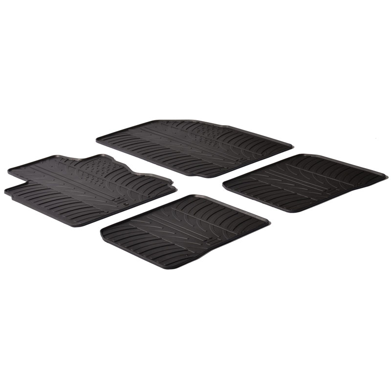 RUBBERMATTEN PASSEND VOOR NISSAN NOTE 2013- (T PROFIEL 4-DELIG)